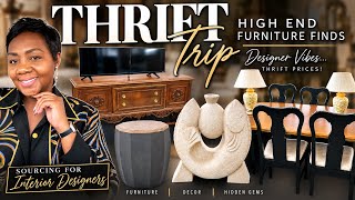 WHO DONATED THIS FINDING HIGH END FURNITURE AT THE THRIFT CAN I TURN THIS INTO A BUSINESS