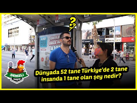 Dünyada 52, Türkiye'de 2, İnsanda 1 Tane Olan Şey - Denizli Mikrofon