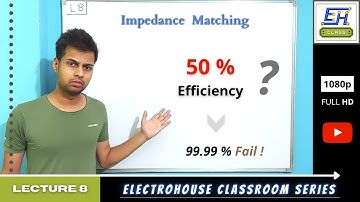 50% Efficiency? Impedance Matching & Maximum Power Transfer Theorem | L8 | EHCS | Daniyal Qureshi