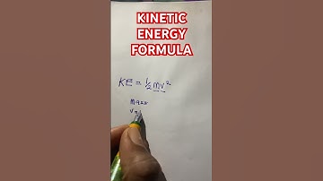 Kinetic Energy Formula