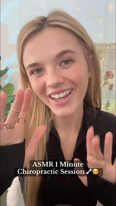 ASMR Chiropracror Roleplay 🖤 #asmr #asmrvideo #chiropractor #chiropractic #asmrsounds #relax