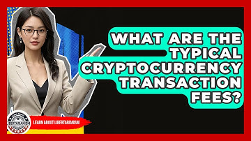 What Are The Typical Cryptocurrency Transaction Fees? - Learn About Libertarianism