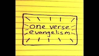 One Verse Evangelism Training