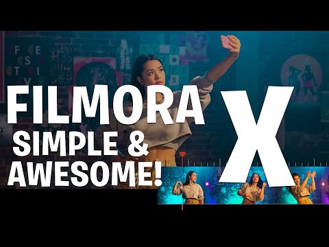 FILMORA X - Coolest Video Editor Ever! - Review/Walkthrough!😍