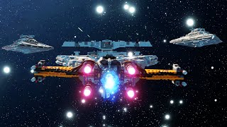 LEGO Star Wars: The Skywalker Saga - First Order Dreadnought - Boss Fight Gameplay