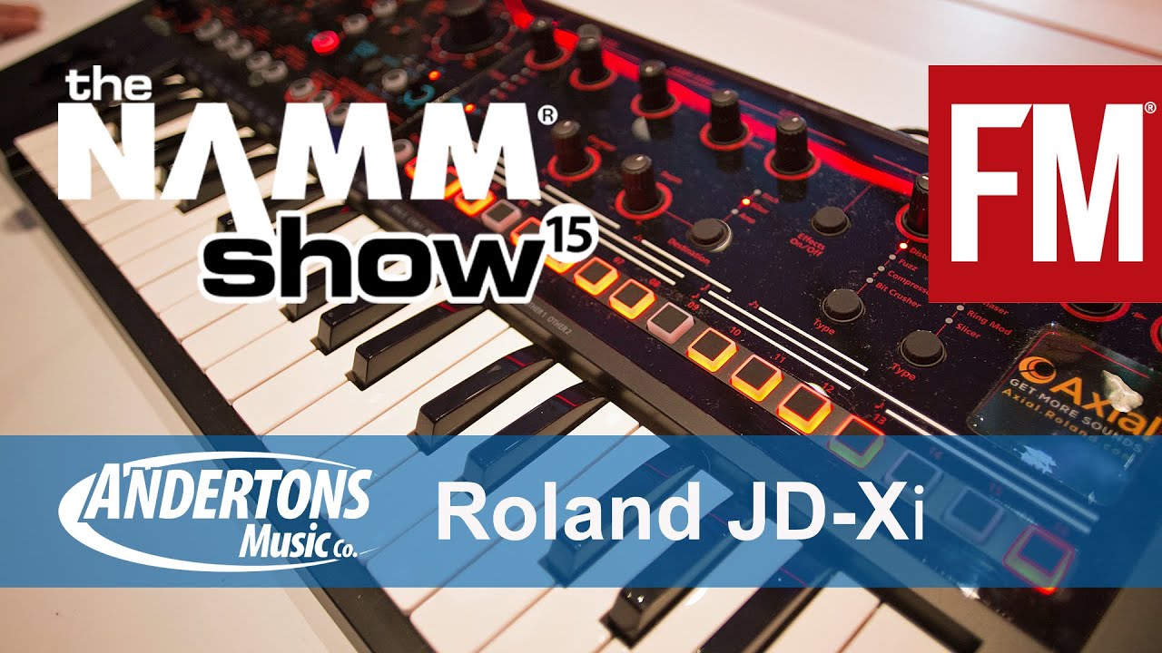 NAMM 2015 - Roland JD-Xi Synthesizer - YouTube