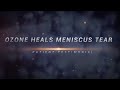 How to Heal Meniscus Tear with Ozone, Bino Rucker, M.D.