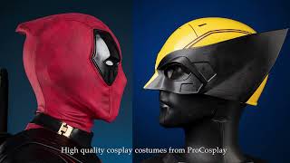 ProCosplay Deadpool Wolverine High-Quality battle suits film videos | Full Look|Comic|Halloween