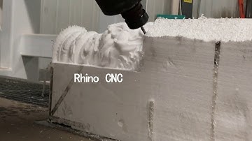 Rhino 4 axis CNC Router testing video before delivery