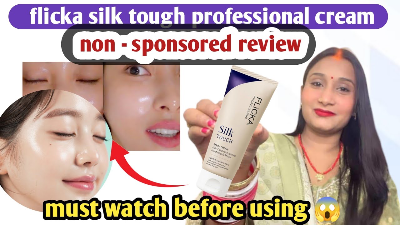 Flicka Silk Touch Milk Cream // Review @nishaAhuja Thereviewgirl|2025