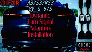 How To Upgrade Your Audi Rear Lights To Semi-Dynamic Ones DIY | 4K