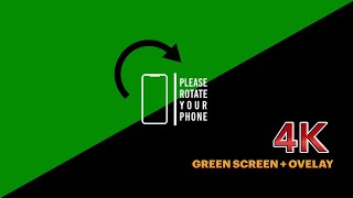 Rotate Your Phone V2 Overlay + Green Screen 4K [Free Download]