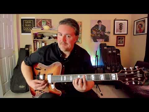 Maxey Archtops Lark Guitar with Josh Maxey - Clean Tones with Pickup Switches - Long Demo