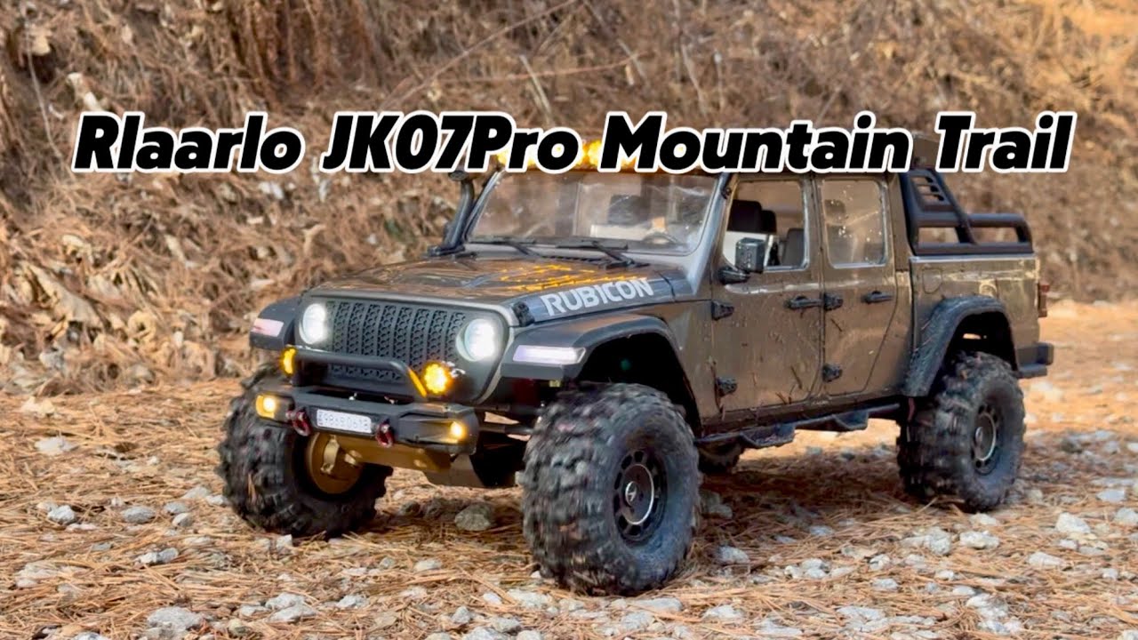 RC CAR Rlaarlo JK07Pro Jeep Gladiator Mountain Trail