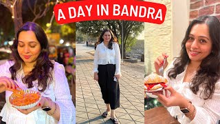 Day out in BANDRA, Mumbai - Cafe Food, Street Food, Hill Road Bandra Shopping,Christmas & Bandstand