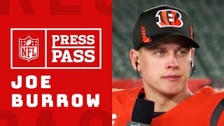 Joe Burrow On Tnf Win Crowd Chants mvp  Nfl Press Pass