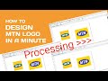How to Recreate MTN Logo in CorelDRAW | Step-by-Step Logo Design Tutorial