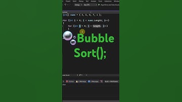 🚀 C# Bubble Sort: Sort Arrays Like a Pro