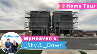 MyHeaven 5 🏡Home Tour: New 3-Story 3-Bed 2400-SqFt American West Peyton Home Las Vegas NV