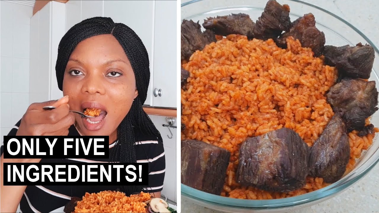 ⁣Cook With Me: 5-Ingredient Smoky Party Jollof Rice | Flo Chinyere