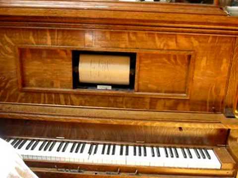 Theatre organist Chauncy Haines piano roll, "Souve...