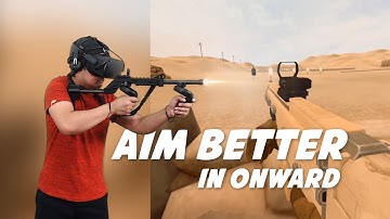 Aim Better in Onward VR with Magnetic Gun stock for Quest 1 and Quest 2
