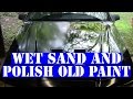Ford Thunderbird TurboCoupe - wet sanding and polishing 30 year old neglected paint - Tips n Tricks