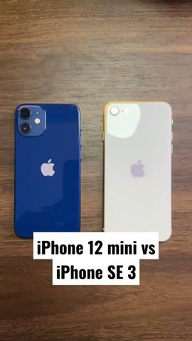 iPhone 12 mini vs iPhone SE 2022 Camera Comparison! #shorts #iphone