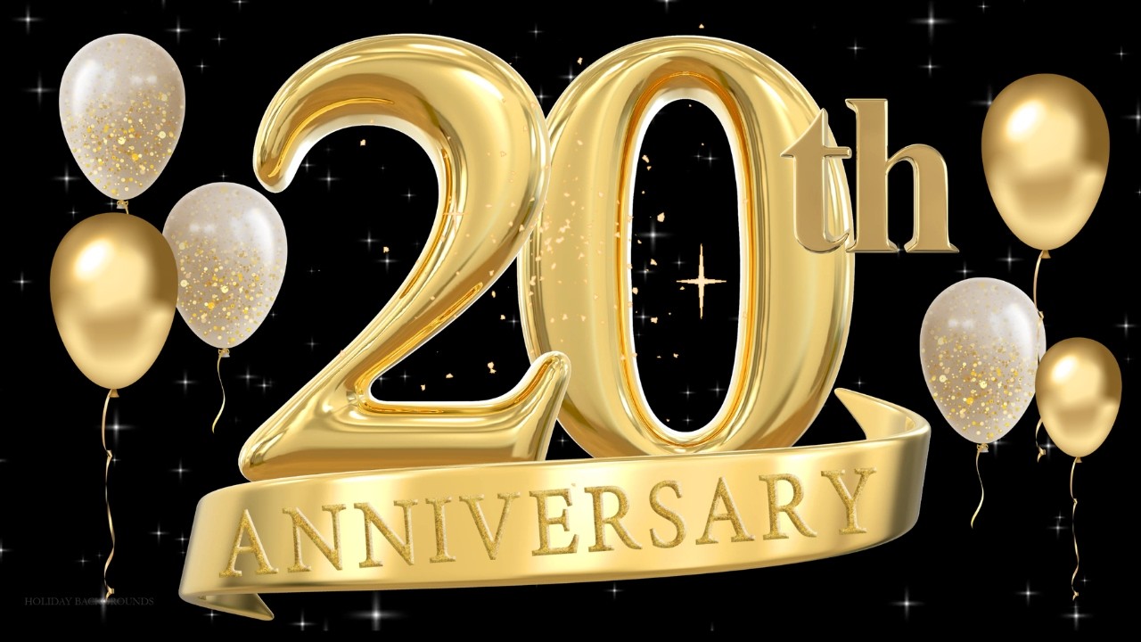 20TH ANNIVERSARY BACKGROUND