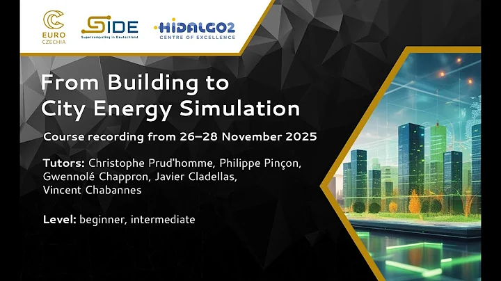 From Bulding to City Energy Simulations 3/3