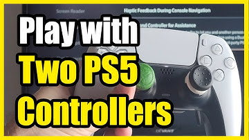 How to use 2 controller at same time to play game on PS5 Console (Fast Tutorial)