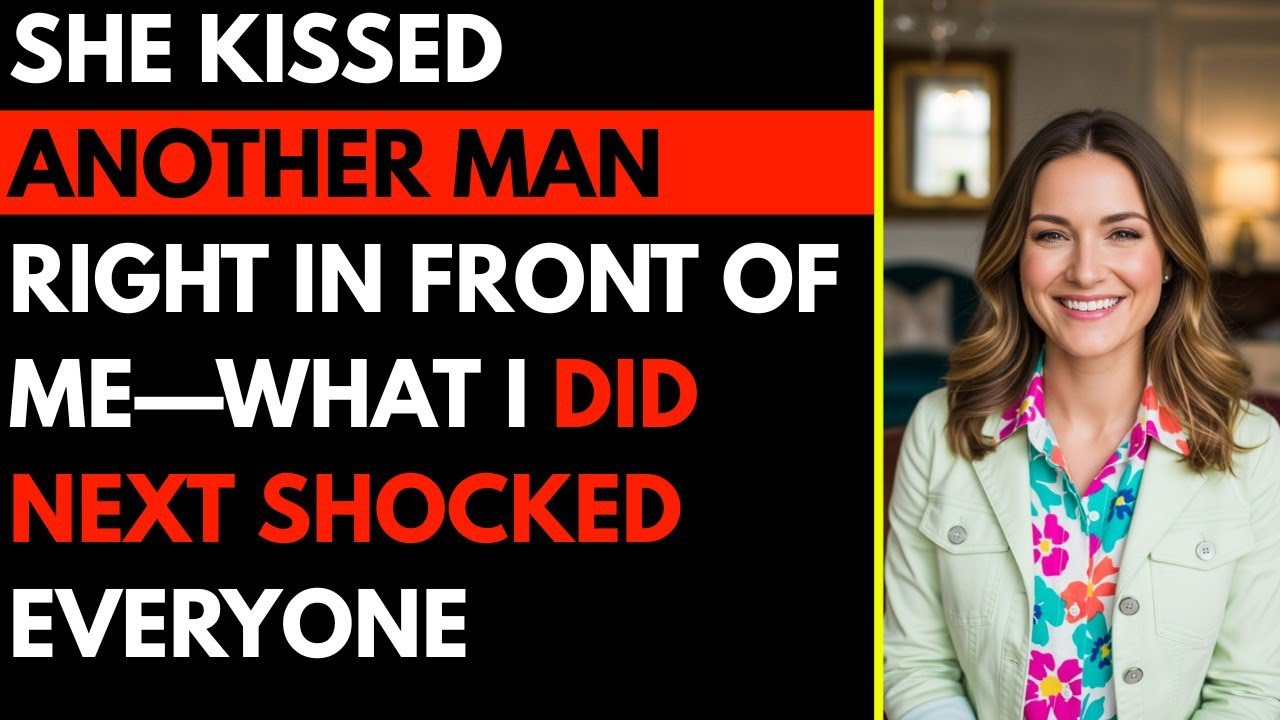 She Kissed Another Man Right in Front of Me—What I Did Next Shocked
