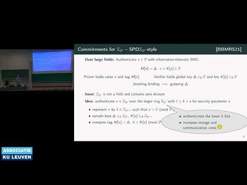 COSIC seminar 'MozZarella: