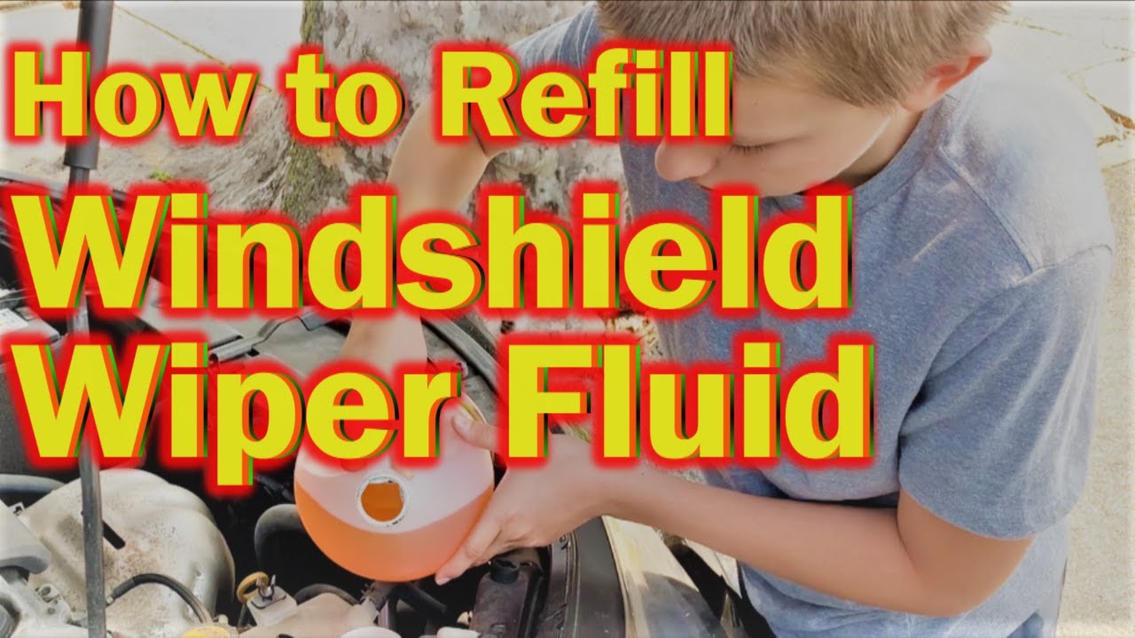 How To Refill Windshield Wiper Fluid 