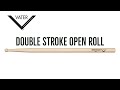 Rudiment Lesson Series - Double Stroke Open Roll - Vater Drumsticks