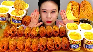 핫뿌링클 미니핫도그 Hot Bburinkle Mini Corn Dog 먹방 Mukbang Eating Sound