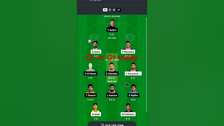 CS vs GT Dream11, CS vs GT Dream11 Prediction, Colombo Strikers vs Galle Titans LPL T20 Team Today