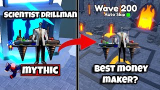 New Scientist Drill Man Is The Best Money Maker Unit? Toilet Tower Defense
