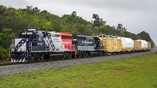 Solid Rocket Boosters for Artemis III Being Delivered by Rail