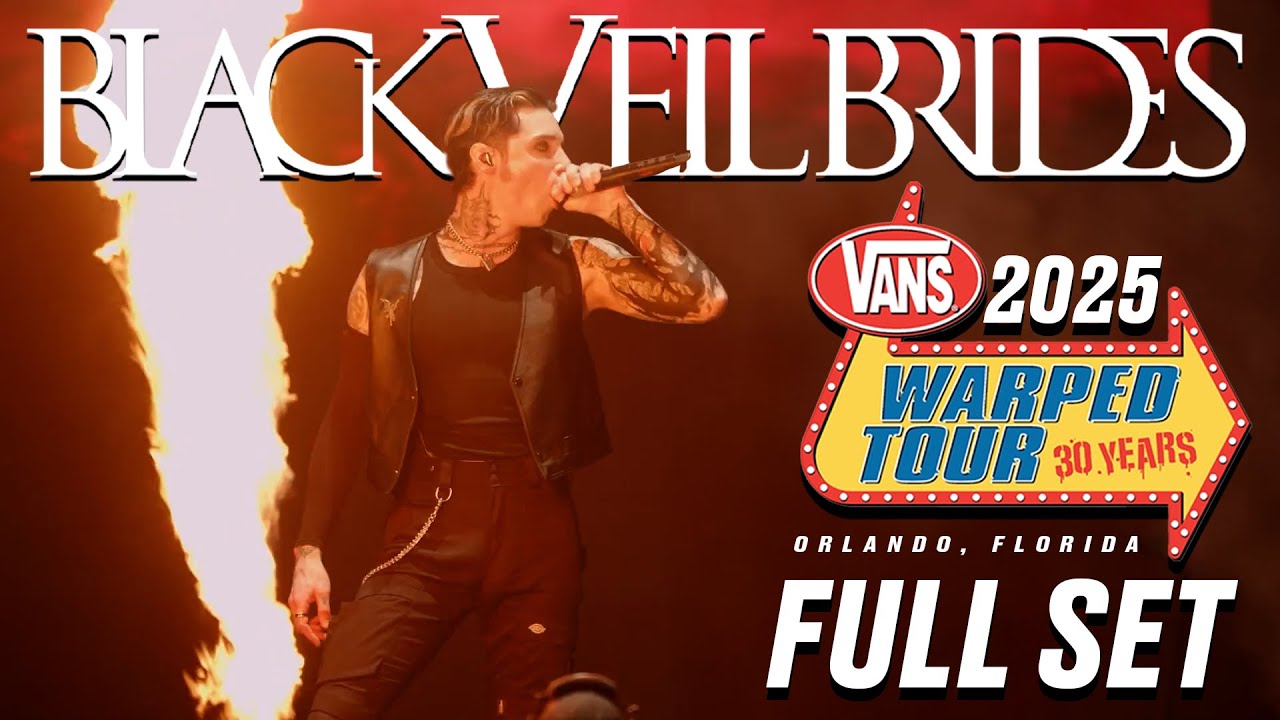 Black Veil Brides - Warped Tour 2025 Orlando, FL (Full Performance)