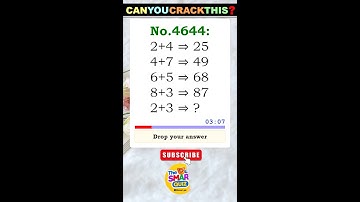 Math Trick or Brain Teaser? Solve Before Time Runs Out! ⏰#mathquiz