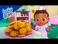 Baby Alive em Português Brasil 👣 A Boneca Gigante Causa O Caos 💫 Desenhos Animados Infantil 💕