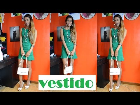 vestido tubinho com babado gode