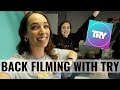 BACK FILMING WITH THE TRY CHANNEL 🎬 📹 CIARA O DOHERTY VLOGS