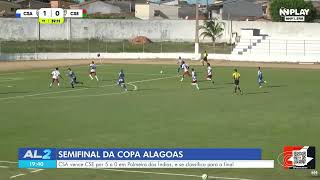 CSA goleia o CSE por 5 a 0 e avança à final da Copa Alagoas - 21/03/2026
