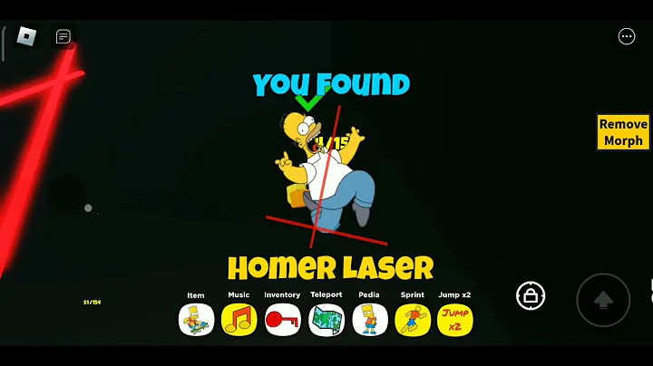 How to find Homer Laser in Find the Simpsons