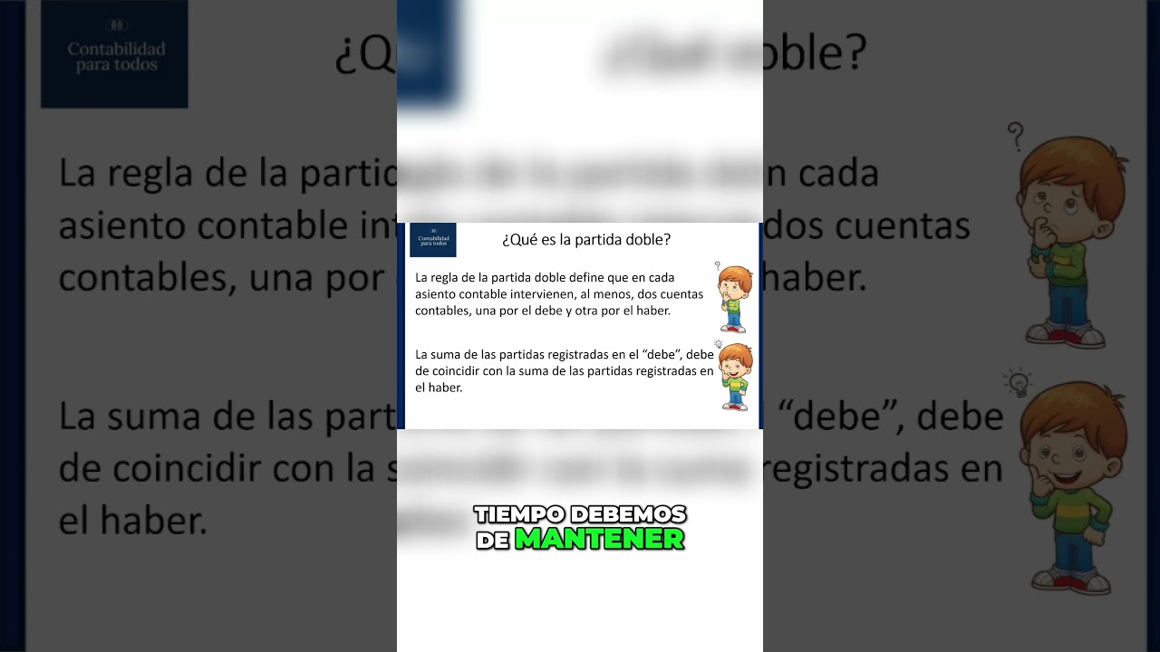 PART 1 Ley de la PARTIDA DOBLE con asientos contables, super sencillo 