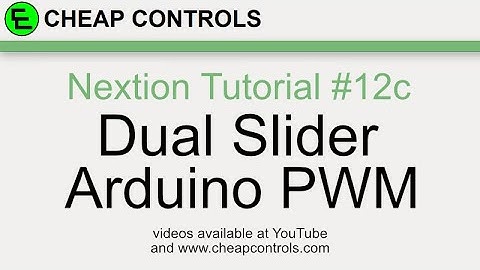 #88 Nextion Display Dual Slider to Dual PWM Arduino part 3 NO Nextion.h Library NextionTutorial