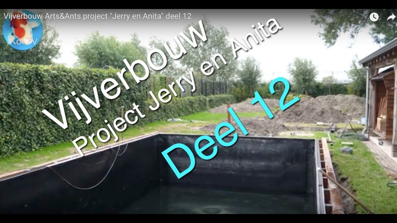 Vijverbouw Arts&Ants project "Jerry en Anita" deel 12