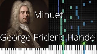 🎹 Minuet, George Frideric Handel, Synthesia Piano Tutorial